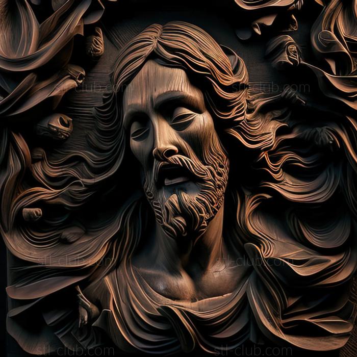 3D model st jesus (STL)